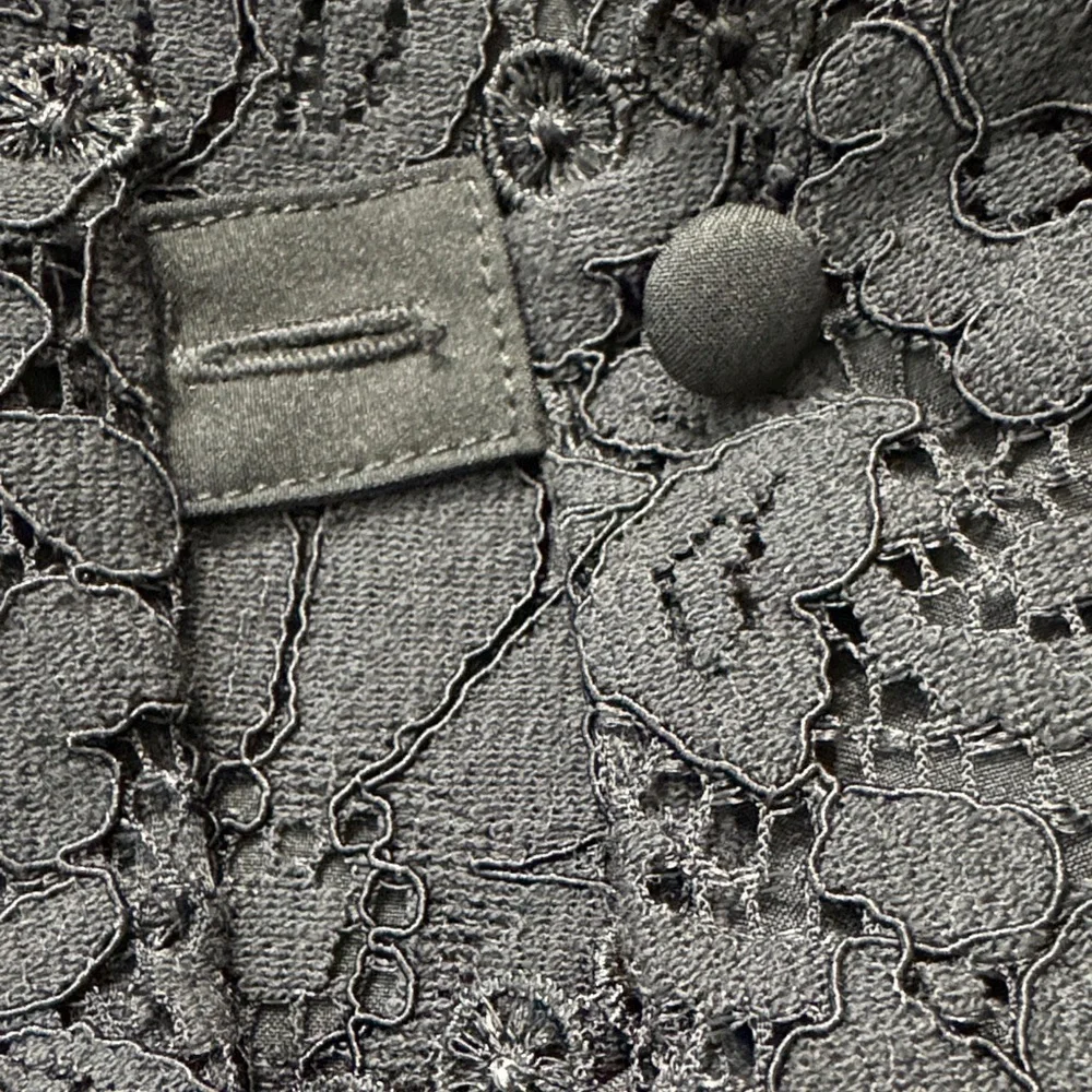 Cabi Black Lace Detail Top Size XS - Picture 10 of 10